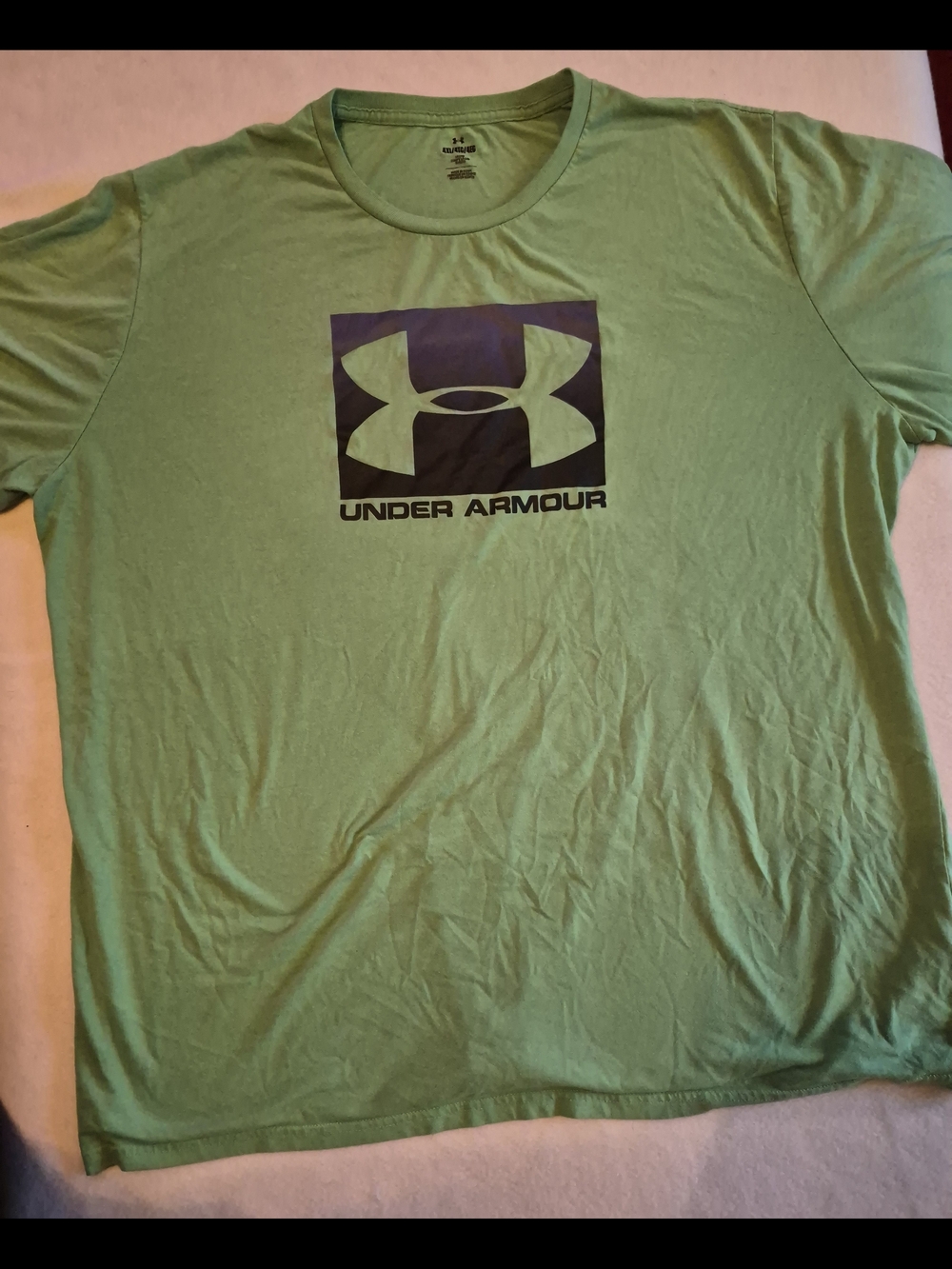 Under Armour Men’s Green Logo T‑Shirt Tee 4xl XXXXL